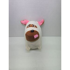 Secret Life of Pets-Mel Plushie Stuffed‎ Animal - Soft White & Brown with Pink